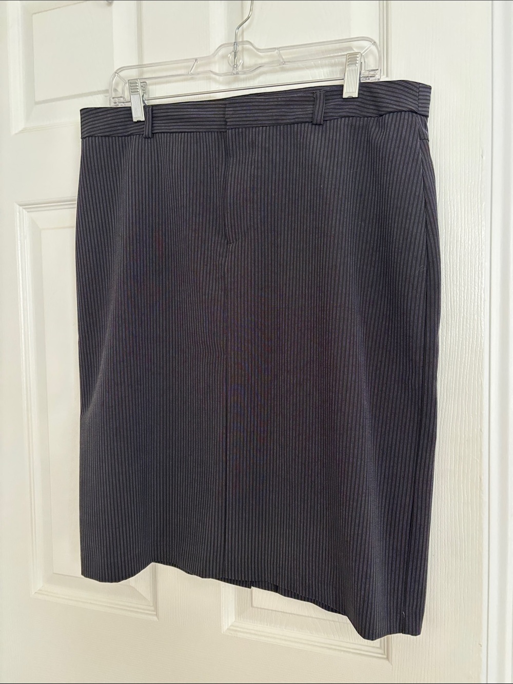 GAP Women's Navy Pinstripe Pencil Skirt